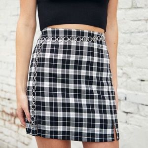 LIKE NEW John Galt White & Black Cara Skirt